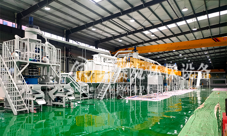 鋰電池資源化綜合利用設(shè)備項目現(xiàn)場